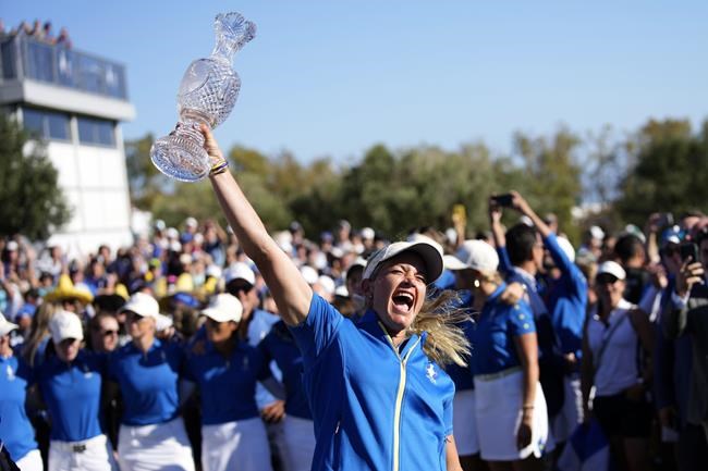 Europe keeps Solheim Cup after first-ever tie against US. Home-crowd favorite Ciganda thrives again | iNFOnews.ca Europe keeps Solheim Cup after first-ever tie against US. Home-crowd favorite Ciganda thrives again | iNFOnews.ca