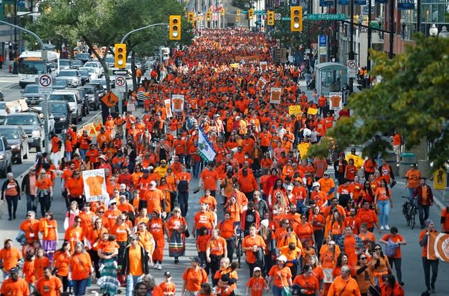Shopping for something to wear on Orange Shirt Day? Here's what you need to know | iNFOnews.ca