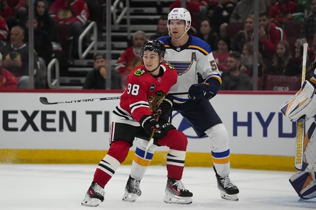 Connor Bedard skates in his first NHL exhibition game with the Chicago Blackhawks | iNFOnews.ca