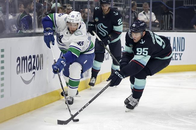 Tolvanen scores twice as Kraken beat Canucks 3-1 | iNFOnews.ca