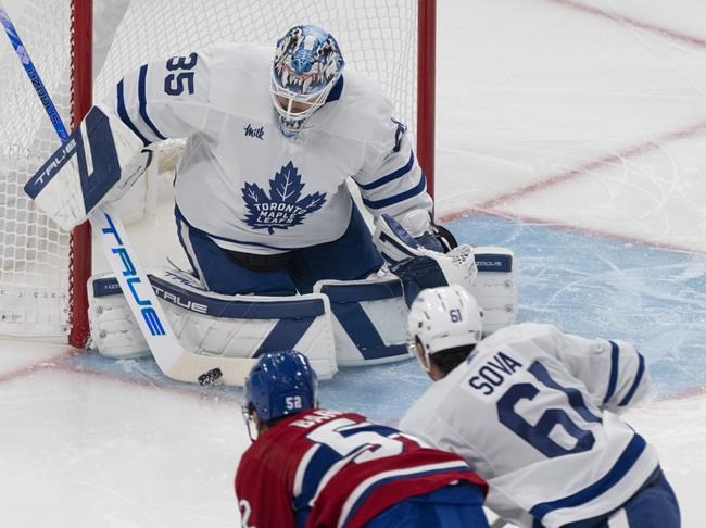 Matthew Knies scores short-handed goal as Maple Leafs edge Canadiens 2-1 | iNFOnews.ca