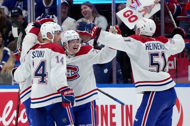 Suzuki scores in OT as Canadiens rally to edge Maple Leafs 5-4 in pre-season tilt | iNFOnews.ca