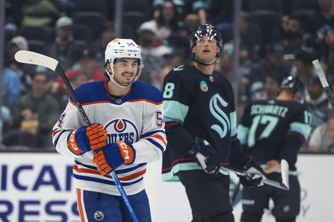 Bourgault, Campbell shine as Oilers beat Kraken 4-1 | iNFOnews.ca Bourgault, Campbell shine as Oilers beat Kraken 4-1 | iNFOnews.ca