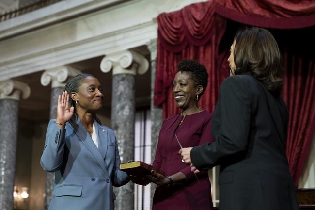 Butler sworn in as third Black female senator in US history, replaces late California Sen. Feinstein | iNFOnews.ca Butler sworn in as third Black female senator in US history, replaces late California Sen. Feinstein | iNFOnews.ca