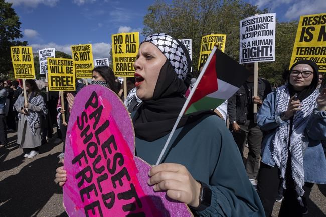 Israeli and Palestinian supporters rally across U.S. as Israel declares war after Hamas attack | iNFOnews.ca Israeli and Palestinian supporters rally across U.S. as Israel declares war after Hamas attack | iNFOnews.ca