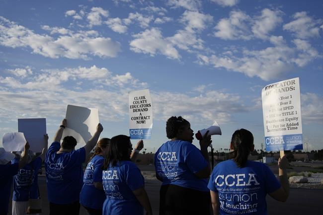 Las Vegas-area teachers union challenges law prohibiting members from striking | iNFOnews.ca