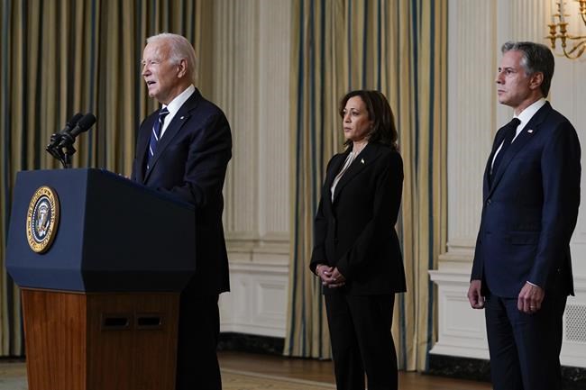 Biden confirms Americans among hostages captured in Israel, condemns 'sheer evil' of Hamas militants | iNFOnews.ca