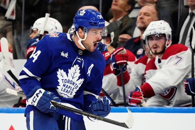 Matthews records hat trick, Marner scores SO winner in Leafs' wild victory over Habs | iNFOnews.ca Matthews records hat trick, Marner scores SO winner in Leafs' wild victory over Habs | iNFOnews.ca
