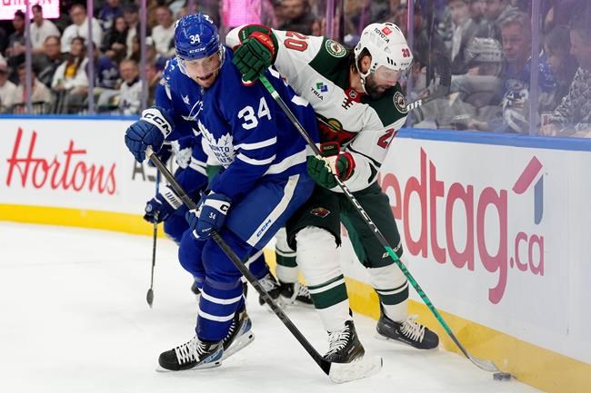 Auston Matthews records second straight hat trick, Maple Leafs whip Wild 7-4 | iNFOnews.ca