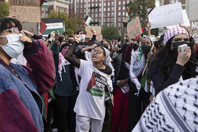 The Israel-Hamas war has roiled US campuses. Students on each side say colleges aren't doing enough | iNFOnews.ca