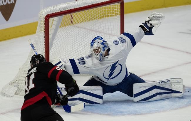 Tkachuk strikes twice as Senators beat Lightning 5-2 | iNFOnews.ca
