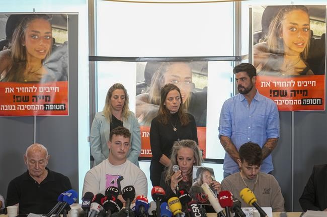 The mother of an Israeli woman in a Hamas hostage video appeals for her release | iNFOnews.ca The mother of an Israeli woman in a Hamas hostage video appeals for her release | iNFOnews.ca