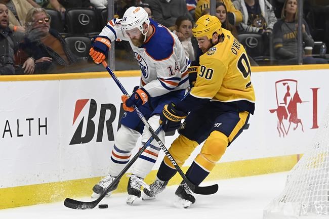 Draisaitl stars as Oilers whip Predators 6-1 for first win of season | iNFOnews.ca
