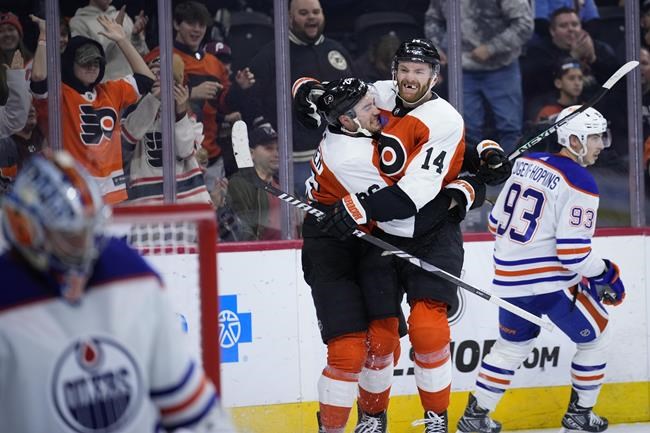 Cam Atkinson scores twice, leading the Flyers to a 4-1 win over the Oilers | iNFOnews.ca