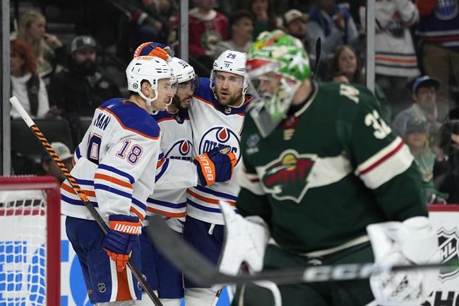 Hartman's 5-point night helps Wild whip Oilers 7-4 | iNFOnews.ca