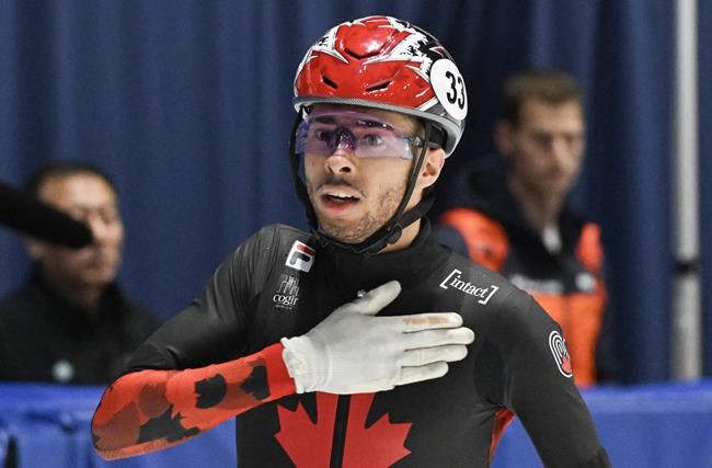 Dandjinou strikes gold at World Cup short track speedskating stop in Montreal | iNFOnews.ca