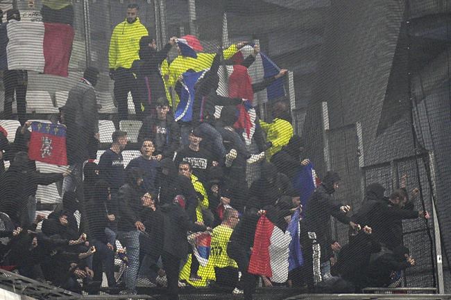 French government says 9 people detained after violent attack on Lyon soccer team buses | iNFOnews.ca