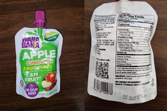 FDA says WanaBana fruit puree pouches may contain dangerous levels of lead | iNFOnews.ca