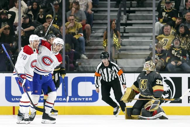Hot Golden Knights outlast Canadiens to win 3-2 in shootout | iNFOnews.ca