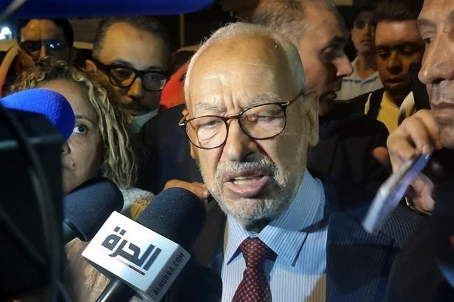Tunisia's Islamist party leader is sentenced to 15 months in prison for supporting terrorism | iNFOnews.ca