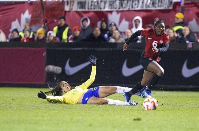 Canada scores second-half goals to beat Brazil 2-0 | iNFOnews.ca