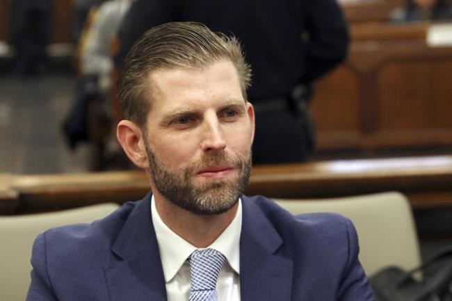 Eric Trump testifies he wasn’t aware of dad’s financial statements, but emails show some involvement | iNFOnews.ca