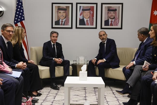 Arab leaders push for an Israel-Hamas cease-fire now. Blinken says that could be counterproductive | iNFOnews.ca Arab leaders push for an Israel-Hamas cease-fire now. Blinken says that could be counterproductive | iNFOnews.ca