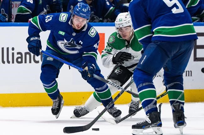 Canucks defenceman Quinn Hughes tops NHL's three stars of the week | iNFOnews.ca Canucks defenceman Quinn Hughes tops NHL's three stars of the week | iNFOnews.ca