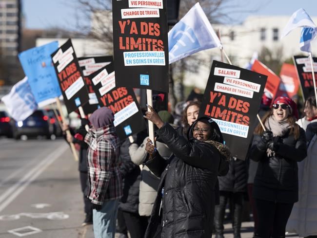 Quebec public sector strikes: Nurses, health staff launch two-day walkout | iNFOnews.ca