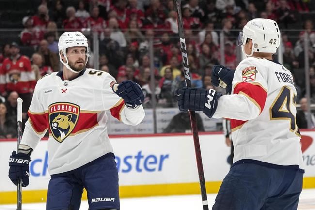 Reinhart scores 15 seconds into OT to give Panthers 4-3 win over Capitals | iNFOnews.ca