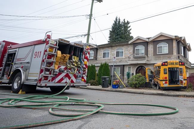 11 people sent to hospital after school bus crashes into Burnaby, B.C., home | iNFOnews.ca