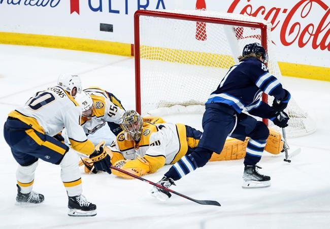 Connor's hat trick leads Jets past Predators 6-3, extends win streak to three games | iNFOnews.ca