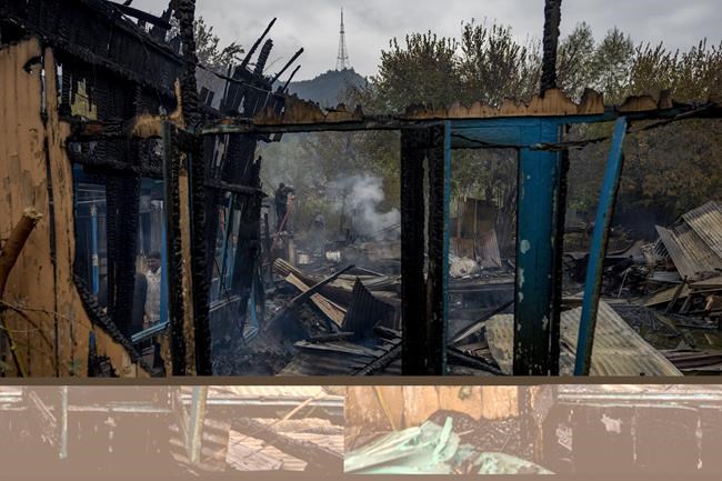 Houseboats catch fire on a lake popular with tourists, killing 3 in Indian-controlled Kashmir | iNFOnews.ca