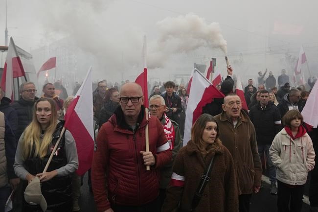 Polish nationalists hold Independence Day march in Warsaw after voters reject their worldview | iNFOnews.ca