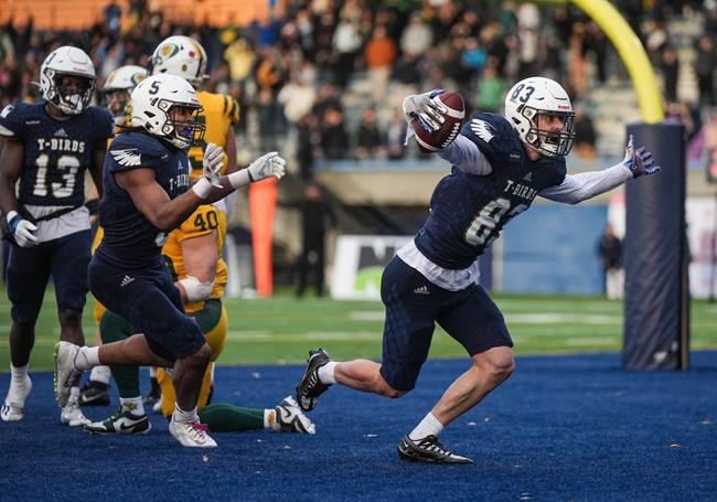 USports Roundup: Thunderbirds claim Hardy Cup with last-second touchdown | iNFOnews.ca