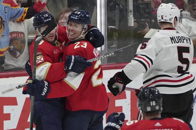 Panthers withstand Bedard's 2 highlight-reel goals in 4-3 victory over Blackhawks | iNFOnews.ca