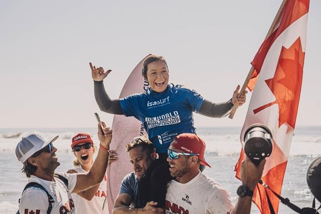 Canadian Victoria Feige adds to trophy case, wins fifth para surfing gold medal | iNFOnews.ca Canadian Victoria Feige adds to trophy case, wins fifth para surfing gold medal | iNFOnews.ca