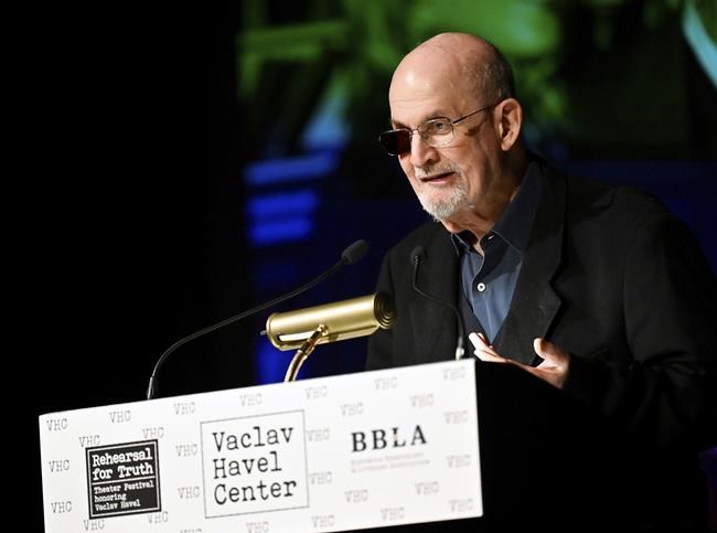 Salman Rushdie receives first-ever Lifetime Disturbing the Peace Award | iNFOnews.ca Salman Rushdie receives first-ever Lifetime Disturbing the Peace Award | iNFOnews.ca