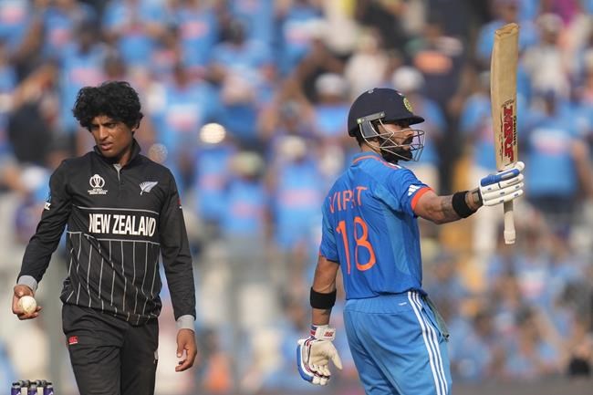 India superstar Virat Kohli makes history at Cricket World Cup with record 50th ODI century | iNFOnews.ca