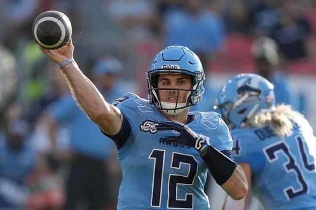 Toronto Argonauts quarterback Chad Kelly named to CFLPA all-star squad | iNFOnews.ca