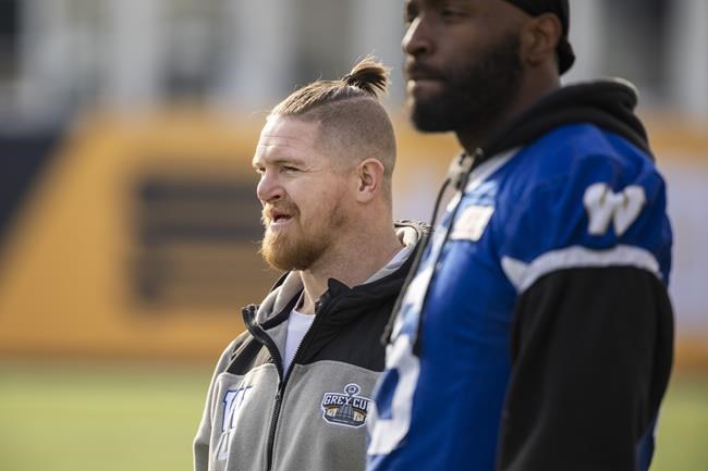 Grey Cup: Winnipeg Blue Bombers list Schoen, Bighill as game-time decisions | iNFOnews.ca