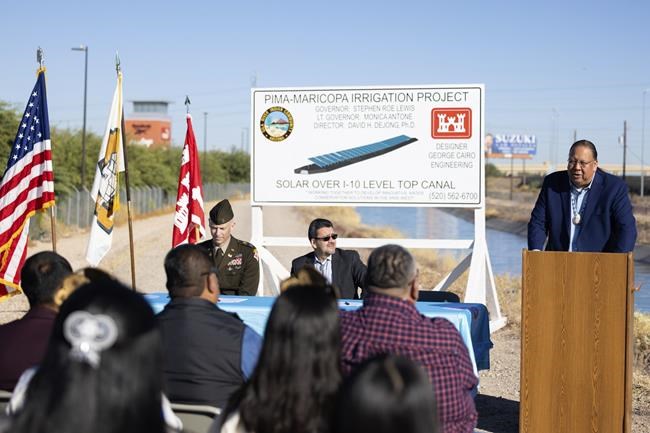 Solar panels will cut water loss from canals in Gila River Indian Community | iNFOnews.ca Solar panels will cut water loss from canals in Gila River Indian Community | iNFOnews.ca