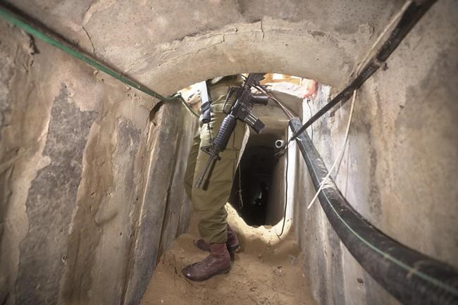 Israel unveils what it claims is a major Hamas militant hideout beneath Gaza City's Shifa Hospital | iNFOnews.ca