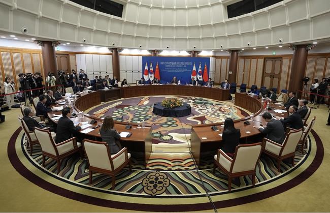 South Korea, Japan and China agree to resume trilateral leaders' summit, but without specific date | iNFOnews.ca