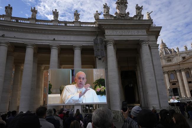 Pope Francis says he has a lung inflammation but will go to Dubai this week for a climate conference | iNFOnews.ca