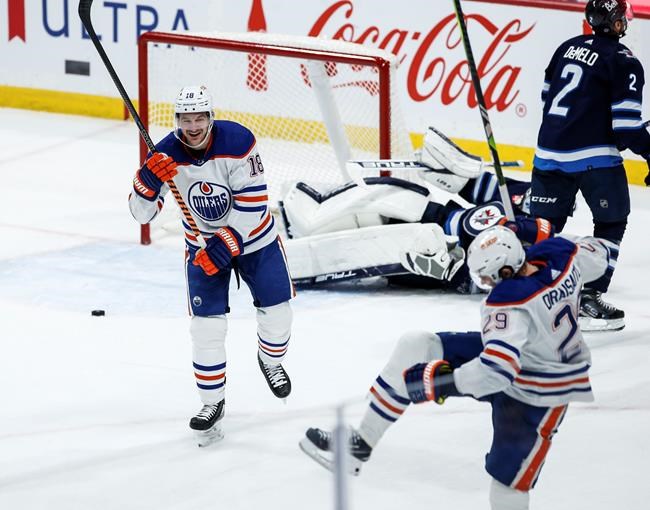 Oilers earn fourth consecutive victory, top Jets 3-1 | iNFOnews.ca