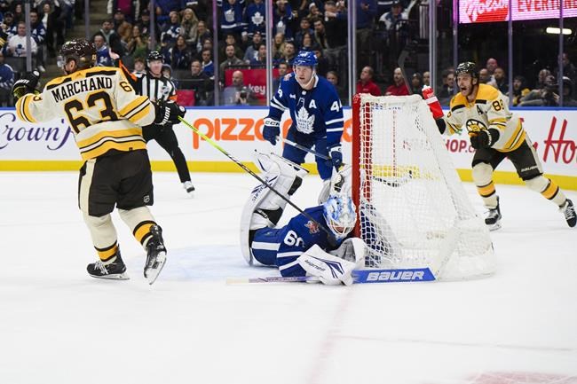 Brad Marchand scores winner, Bruins beat Maple Leafs 4-3 in OT | iNFOnews.ca Brad Marchand scores winner, Bruins beat Maple Leafs 4-3 in OT | iNFOnews.ca