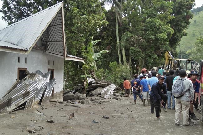 1 person is dead and 11 missing after a landslide and flash floods hit Indonesia's Sumatra island | iNFOnews.ca