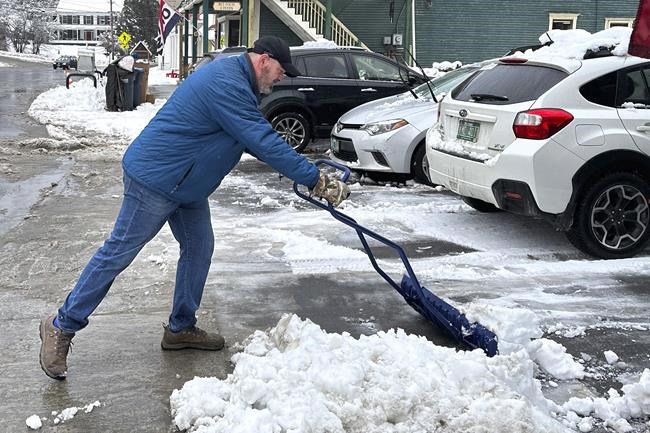 Heavy snowfall drops tree branches onto power lines, causing outages in New England | iNFOnews.ca