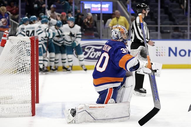 NHL roundup: Eklund's OT goal, Hertl's hat trick lift Sharks over Islanders | iNFOnews.ca NHL roundup: Eklund's OT goal, Hertl's hat trick lift Sharks over Islanders | iNFOnews.ca